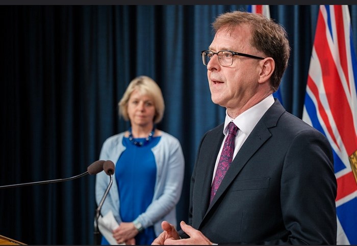Adrian Dix and Dr. Bonnie Henry, Sept. 10 2020