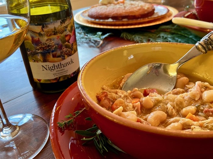 Cassoulet & Chardonnay for the win!