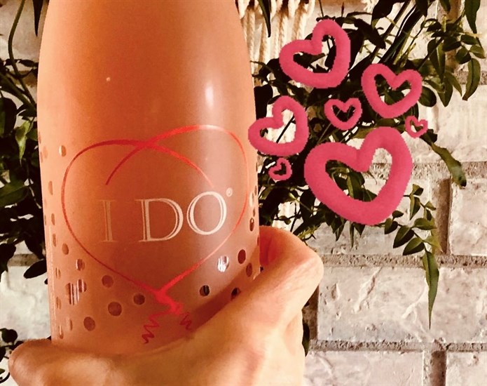 I DO wine says it all for Valentine's Day.