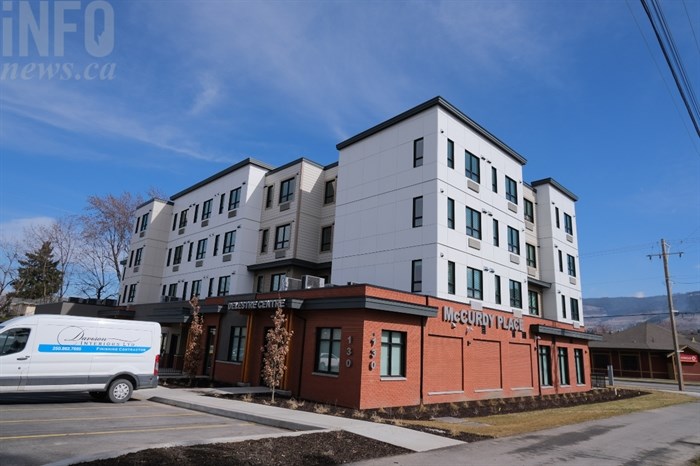 Two apartments are for sale in the McCurdy Place supportive housing building.
