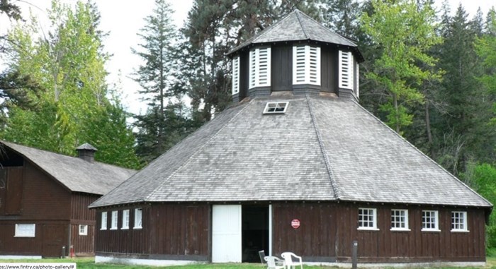 This is the only octagonal barn in B.C.