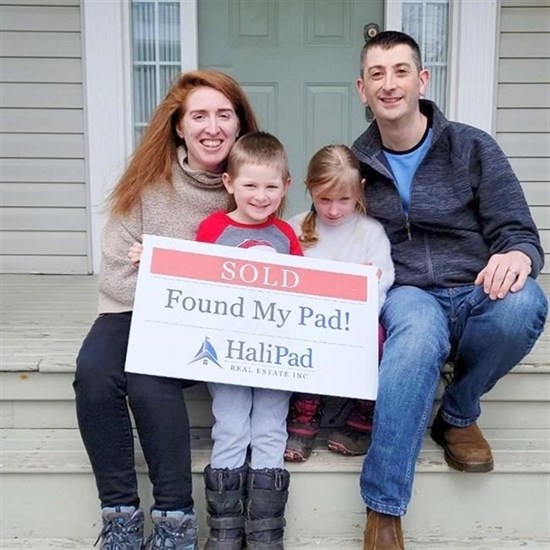 The Moriarty family, shown in a handout photo, purchased a home in Halifax after offering $50,000 over the list price and including a handwritten letter by their seven-year-old daughter excited to plant vegetables in the garden. Sarah Moriarty said trying to buy a house in the city's red-hot housing market left her feeling frustrated and stressed. "We almost gave up," she said.