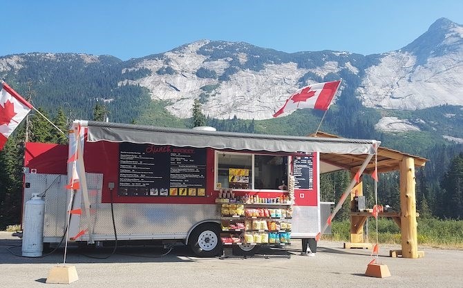 The Lunch Bucket, a food and drink oasis halfway between Hope and Merritt on the Coquihalla Highway, opens for the season tomorrow, April 22, 2021.