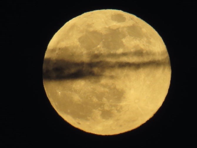 Jennifer Brock caught this full Pink Moon from Anarchist Mountain in the south Okanagan, April 26, 2021.