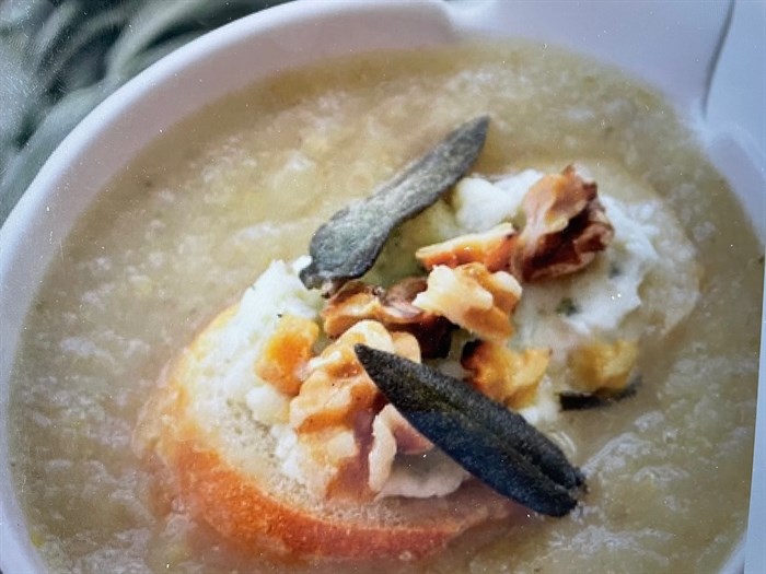 Ambrosia apples are the star of this delicious Okanagan Orchard soup.