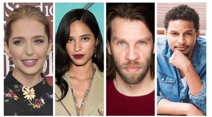 (L-R) Jessica Rothe, Kelsey Asbille, Marc Rissmann and Will Dalton will star in the new TV series 