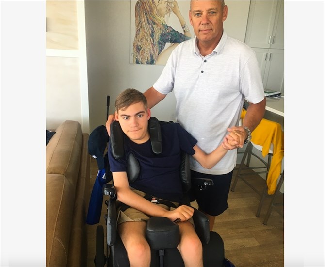 Gary McEwan wants to build a truly accessible home for the growing needs of his son, Ben, but is running into opposition from neighbours.