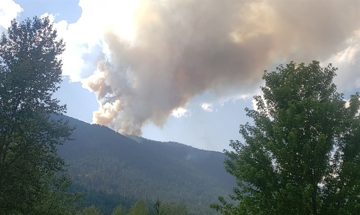 Wildfire west of Sun Peaks grows in size | iNFOnews | Thompson-Okanagan's News Source - Vimarsana News