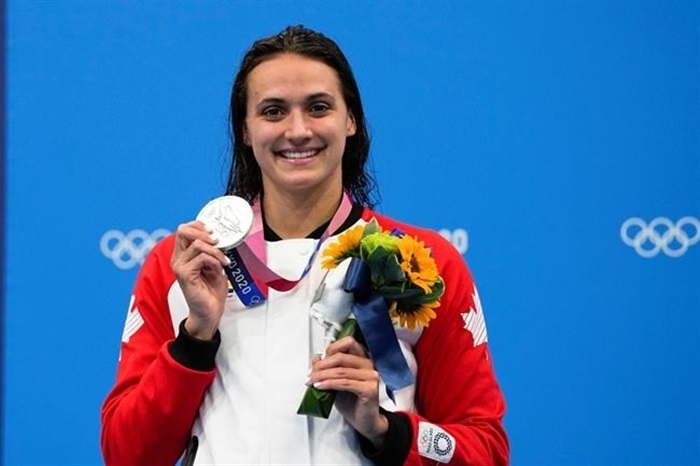 Kylie Masse earns second silver in pool, Andre De Grasse ...