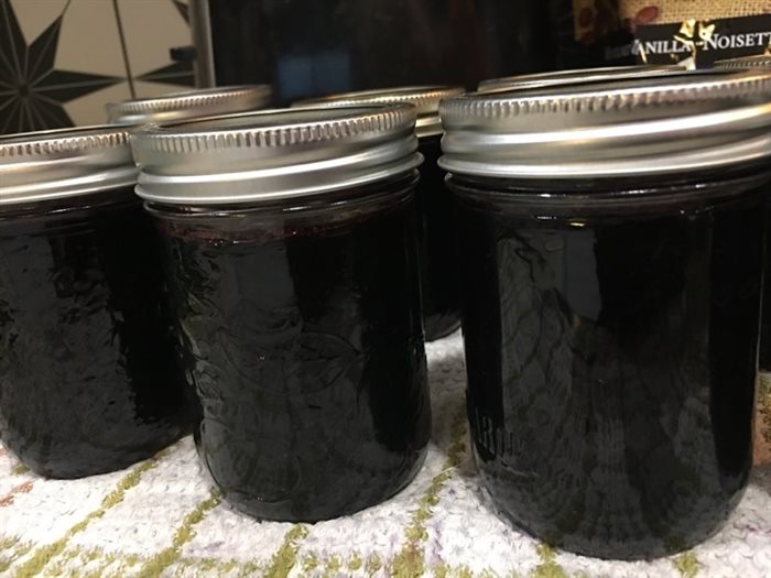 A Peachland woman makes jam out of Oregan Grape berries after discovering them last year.
