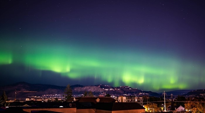 Facebook user Roman Bartoš captured images of the aurora borealis 