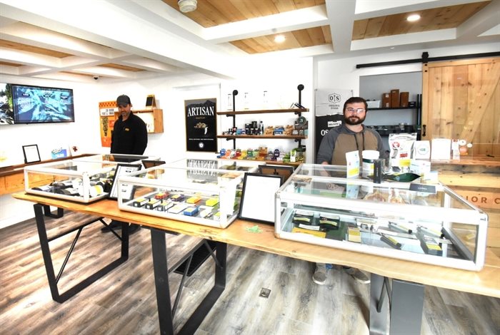 Inside the Interior Cannabis Co. store at 8304 72nd Ave. In Osoyoos