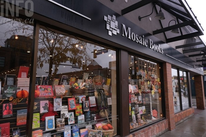 Mosaic Books on Bernard Avenue in Kelowna.