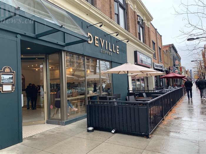 DeVille Coffee recently opened a new location in the former Starbucks on Bernard Avenue.