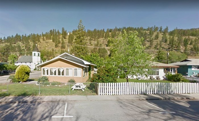 This 2015 photo from Google Maps shows the single-family homes that used to sit on 5766 Beach Ave. and 5760 Beach Ave. in Peachland.