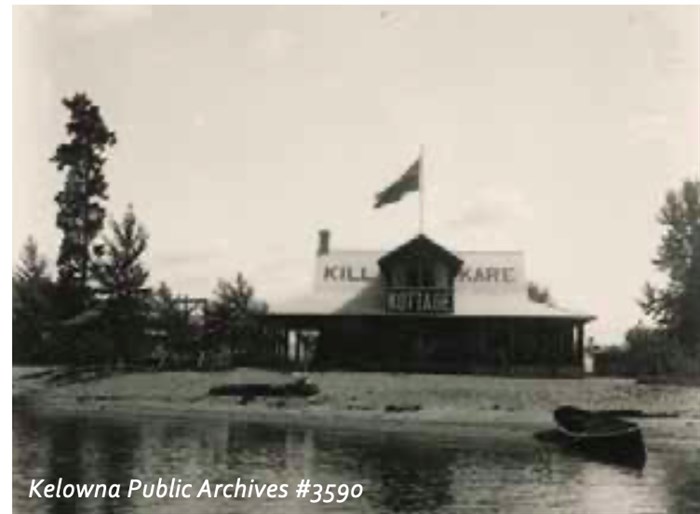 The summer cottage known as Killkare Kottage was built for Frank DeHart’s family in 1910. 