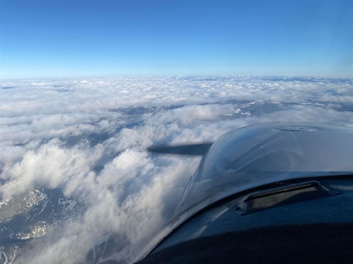 The view from the sky on Nov. 19.