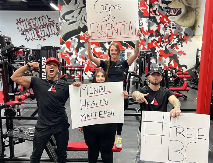 Iron Energy Gym in West Kelowna kept its doors open despite public health orders, but the city decided not to renew its business license for 2022.
