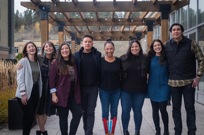 The Alderhill team gathered for a retreat at the Four Points hotel at the Kelowna Airport in November 2021, on Okanagan territory, in Kelowna, B.C.