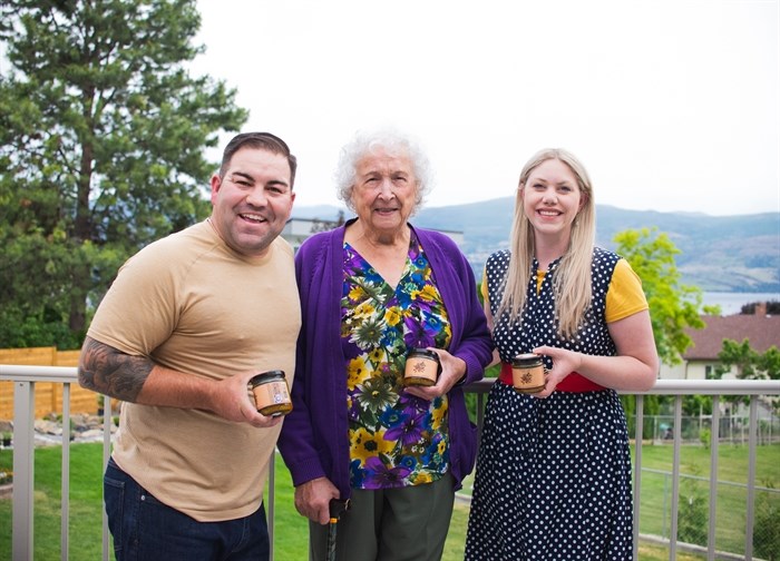 Garrett Millsap and friend and owner of Rad Jamz, Kyla King have put Peggy Millsap’s zucchini based relish recipe on store shelves in the Okanagan, and are excited to launch a smoked relish and spicy relish in the coming weeks. 