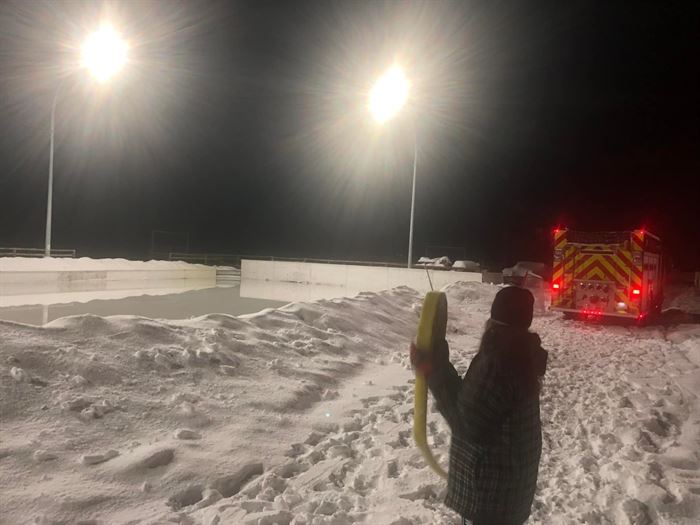 Get Out And Enjoy It Peachland Firefighters Say After Re Opening Outdoor Skating Rink Infonews Thompson Okanagan S News Source