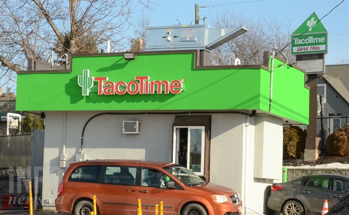 There was a busy lunchtime rush at the new TacoTime today, Feb. 10, 2022.