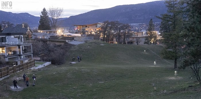 The Marina View Disc Golf Course in Penticton.