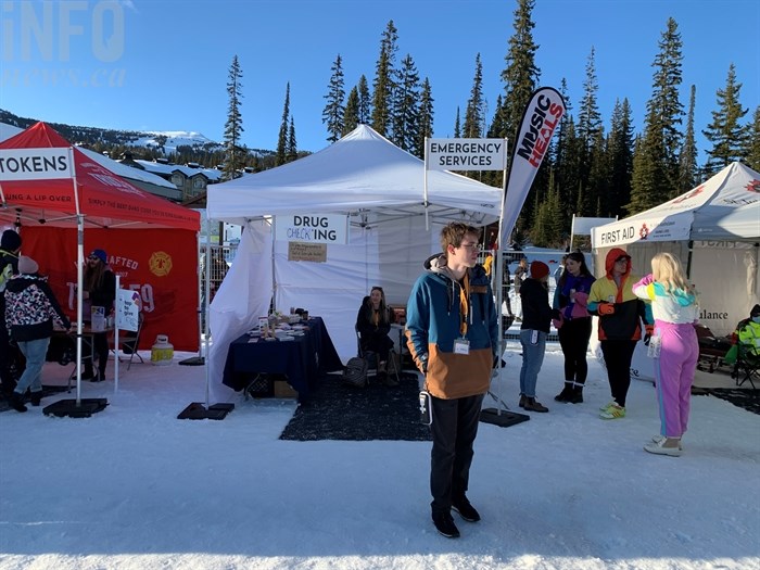 For the first time, a drug checking site was set up at Big White for concert-goers at AltiTunes Music Festival.