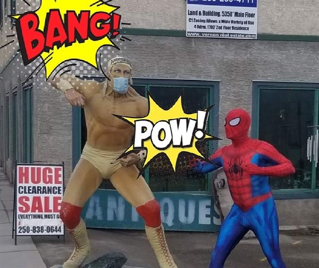 This Okanagan Spider-Man is cheering people up at the malls, parks and  grocery stores | iNFOnews | Thompson-Okanagan's News Source