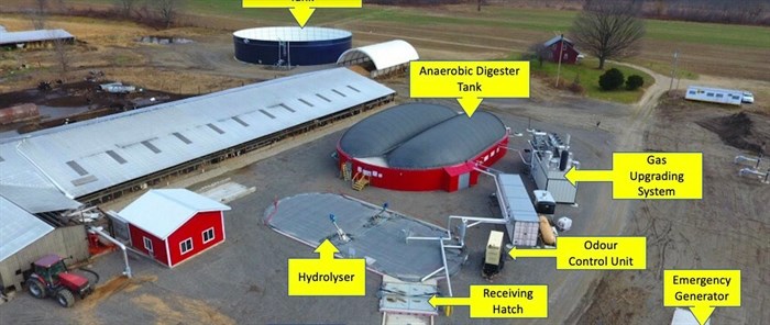 This is a rendering of the aerobic digester planned for the Brenda Mine site.