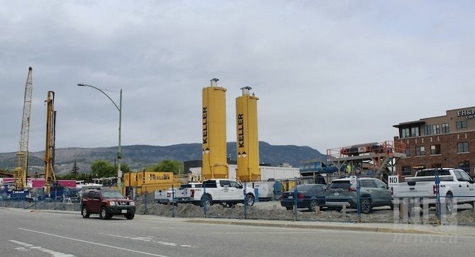 Construction is just beginning on the first two of three Water Street by the Park towers, one of which, at 42 storeys, will become the highest tower in Kelowna.