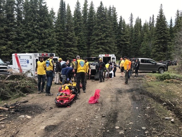 COSAR responded to a crash in the Postill Lake Road area, May 29, 2022.