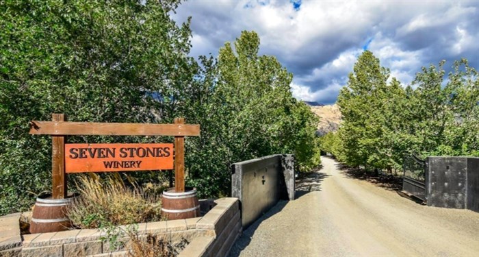 Seven Stones Winery in the South Okanagan is for sale for $8.7 million.