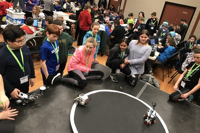 A SumoBot event held in 2019.