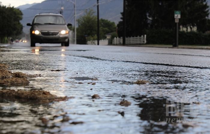 Heavy rain in Okanagan and Kamloops today and tomorrow