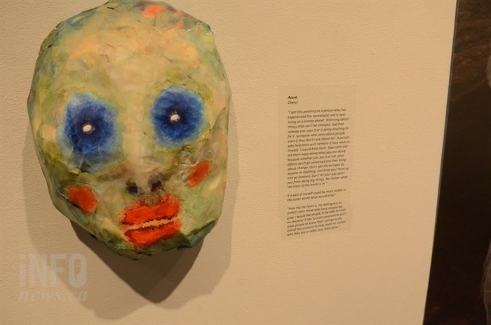 Cheryl Jackson's mask 'Azura.'