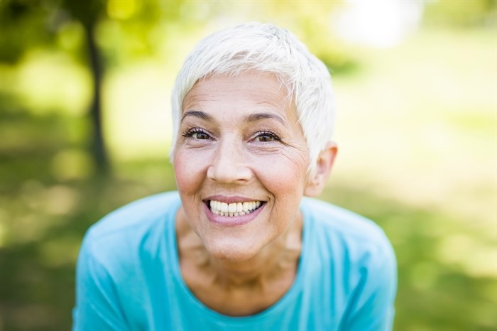 Portrait of a smiling senior woman 