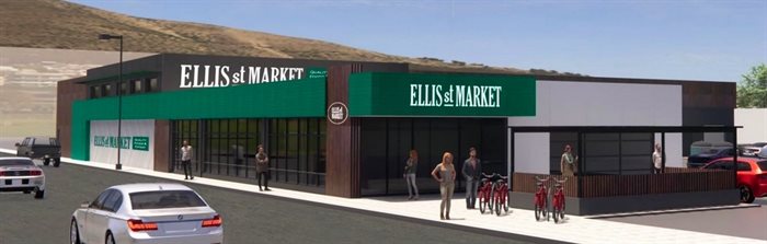 Rendering of the new Ellis Street Market