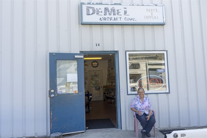 Linda Lawrence now runs the Demel Aircraft Corporation in Penticton. 