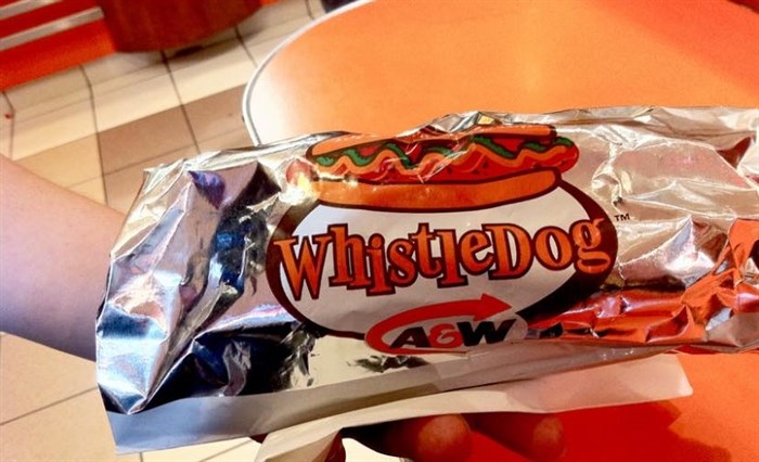 The A&W Whistle Dog returned to the menu, July 25, 2022, for a limited time.