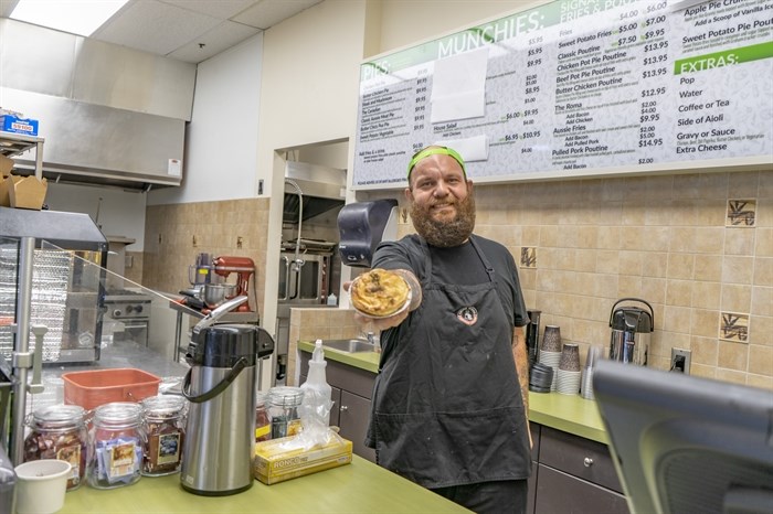 Lord of the Pies Dustin Watson moved his business from a food truck in Winnipeg to a stand-alone shop in Penticton.