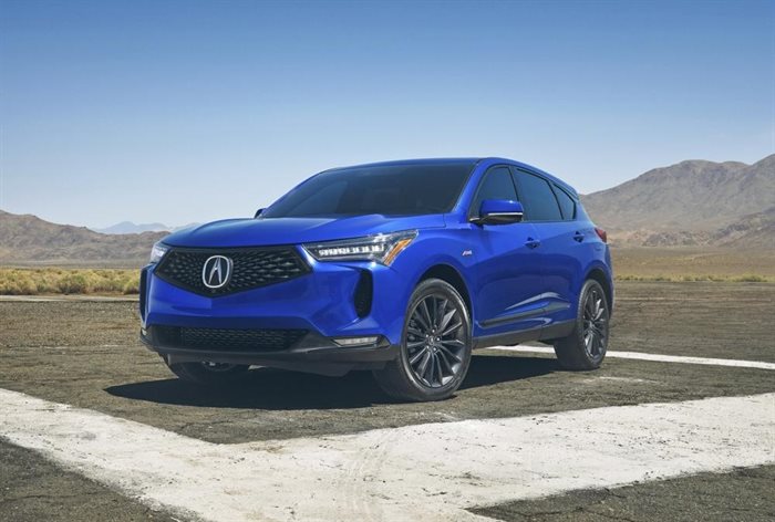 This photo provided by Honda shows the 2022 Acura RDX, a compact luxury SUV that received a number of updates for 2022. 