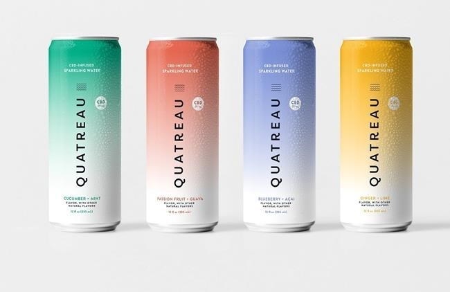 Canopy Growth Corp.'s cannabidiol waters "Quatreau" are shown in a handout photo. The company and its U.S. subsidiary have settled a trademark violations lawsuit orange liqueur company Cointreau Corp. was pursuing against the cannabis firms.