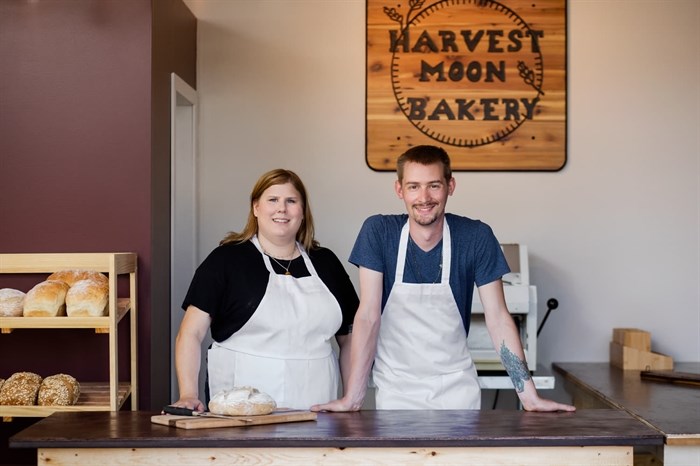 Nicholas Driver and Christy Carnegie are the owners of Harvest Moon Bakery. 