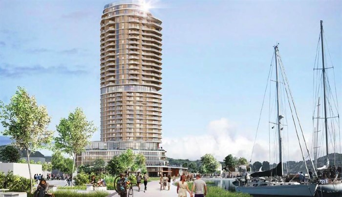 Westcorp's proposed 33-storey luxury waterfront hotel.
