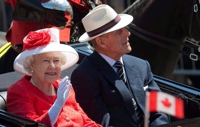 Queen Elizabeth and the Duke of Edinburgh arrive for Canada Day celebrations on Parliament Hill in Ottawa on Canada Day Thursday, July 1, 2010.