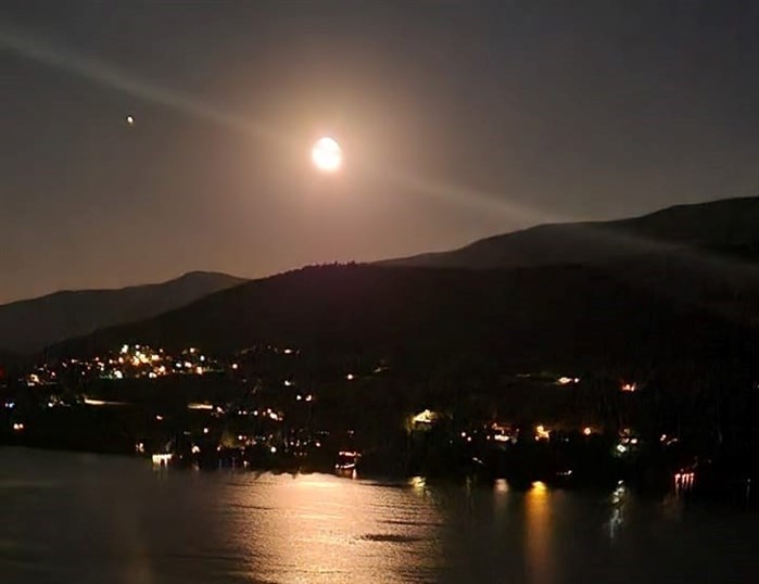 The Harvest Moon taken near Kalamalka Lake in Vernon on Sept. 10, 2022.