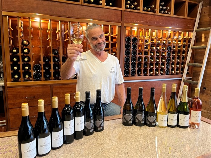 John Glavina, owner of Summerland’s Giant Head Estate Winery.