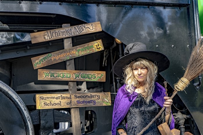 Heather Pescada is the witch behind the Sorcery Express.