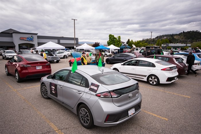 This was the scene at Electrify Okanagan in May 2022.